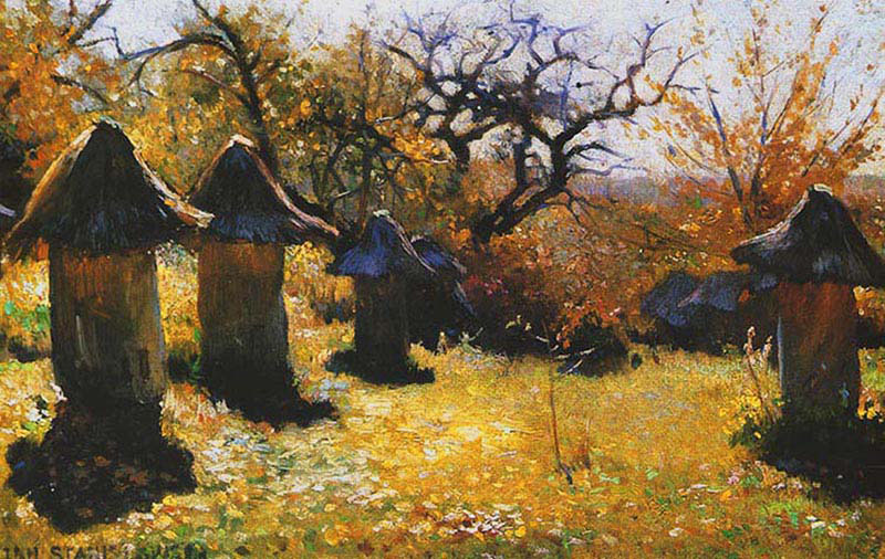 Beehives in the Ukraine
